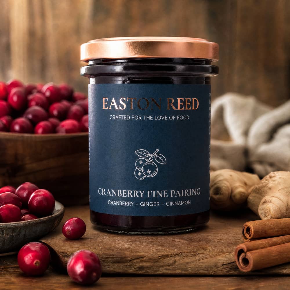 EASTON REED Cranberry Fine Pairing Cranberry-Chutney mit Ingwer & Zimt 230 Gramm Produktbild