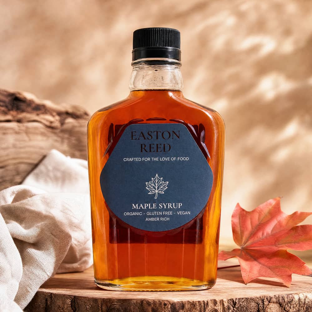 EASTON REED Maple Syrup Bio-Ahornsirup Amber Rich Taste Grade A 250 ml Produktbild