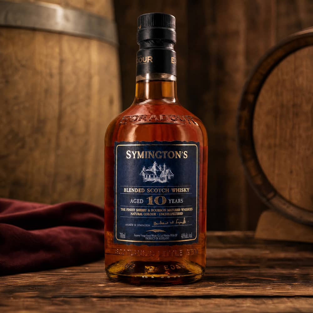 Edradour Symingtons Blended Scotch Whisky - 10 Jahre Sherry & Bourbon Casks 0,70 Liter/ 46.0% vol Produktbild