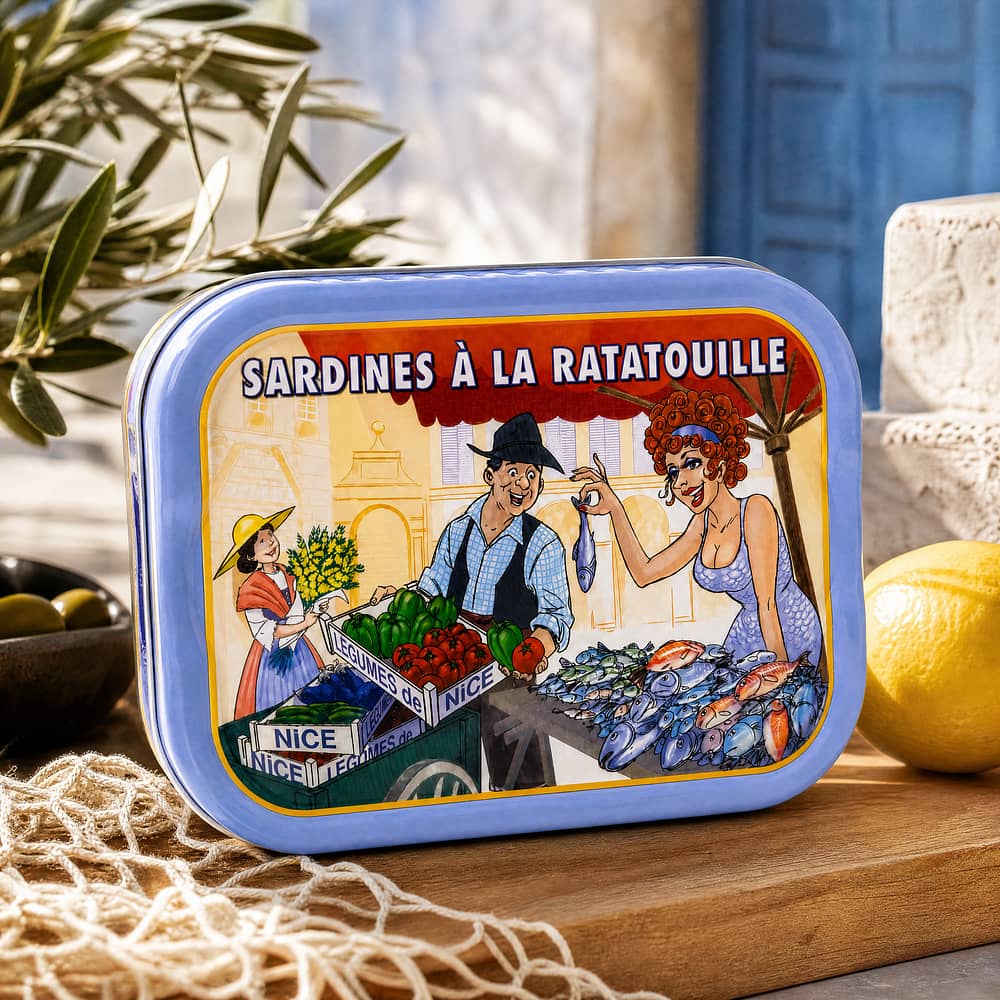 Ferrigno Sardinen Ratatouille 115g 65 Gramm Abtropfgewicht Produktbild