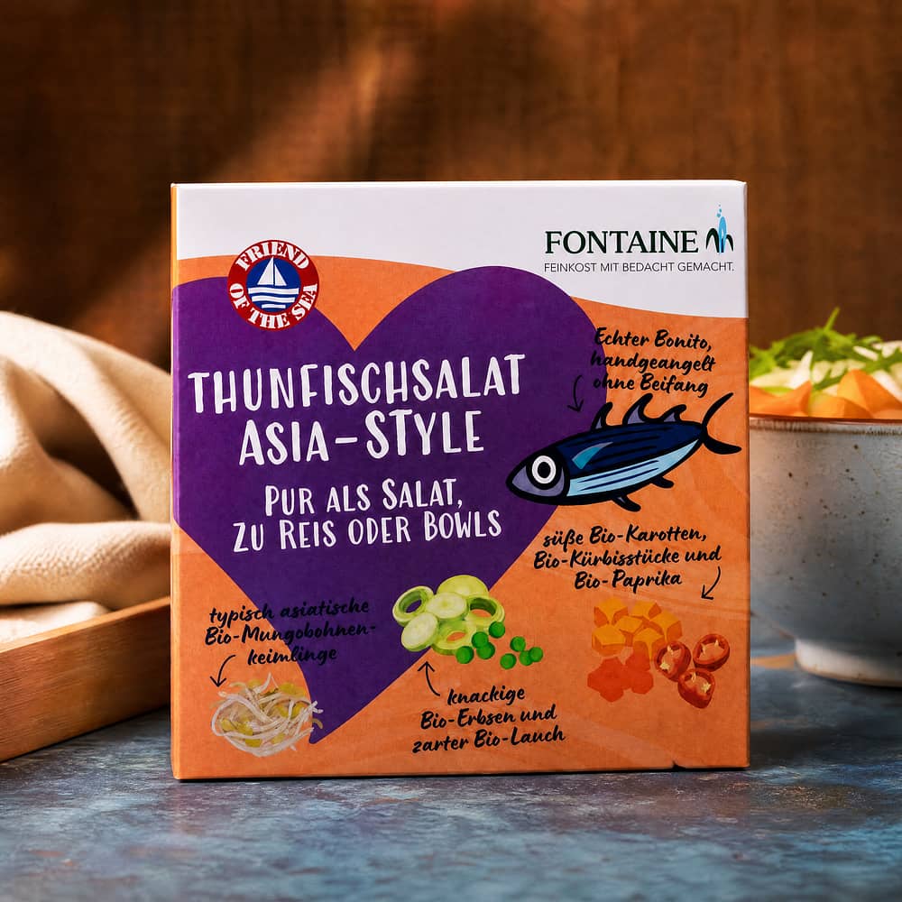 Fontaine Thunfischsalat Asia-Style 200g 200 Gramm Produktbild