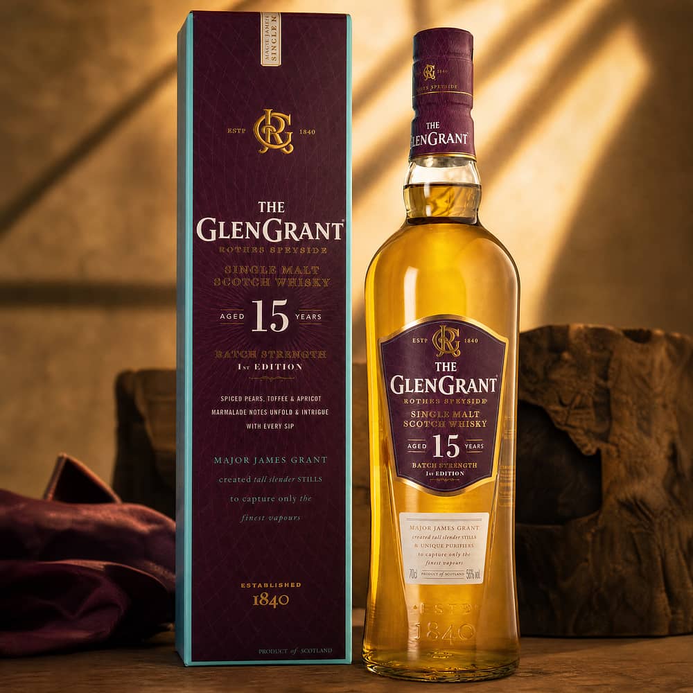 Glen Grant 15 Jahre Batch Strength 1st Edition 0,70 Liter/ 50.0% vol Produktbild