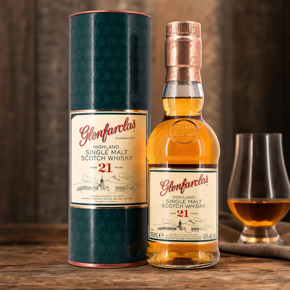 Glenfarclas 21 Jahre Midi 0,20 Liter/ 43.0% vol Produktbild
