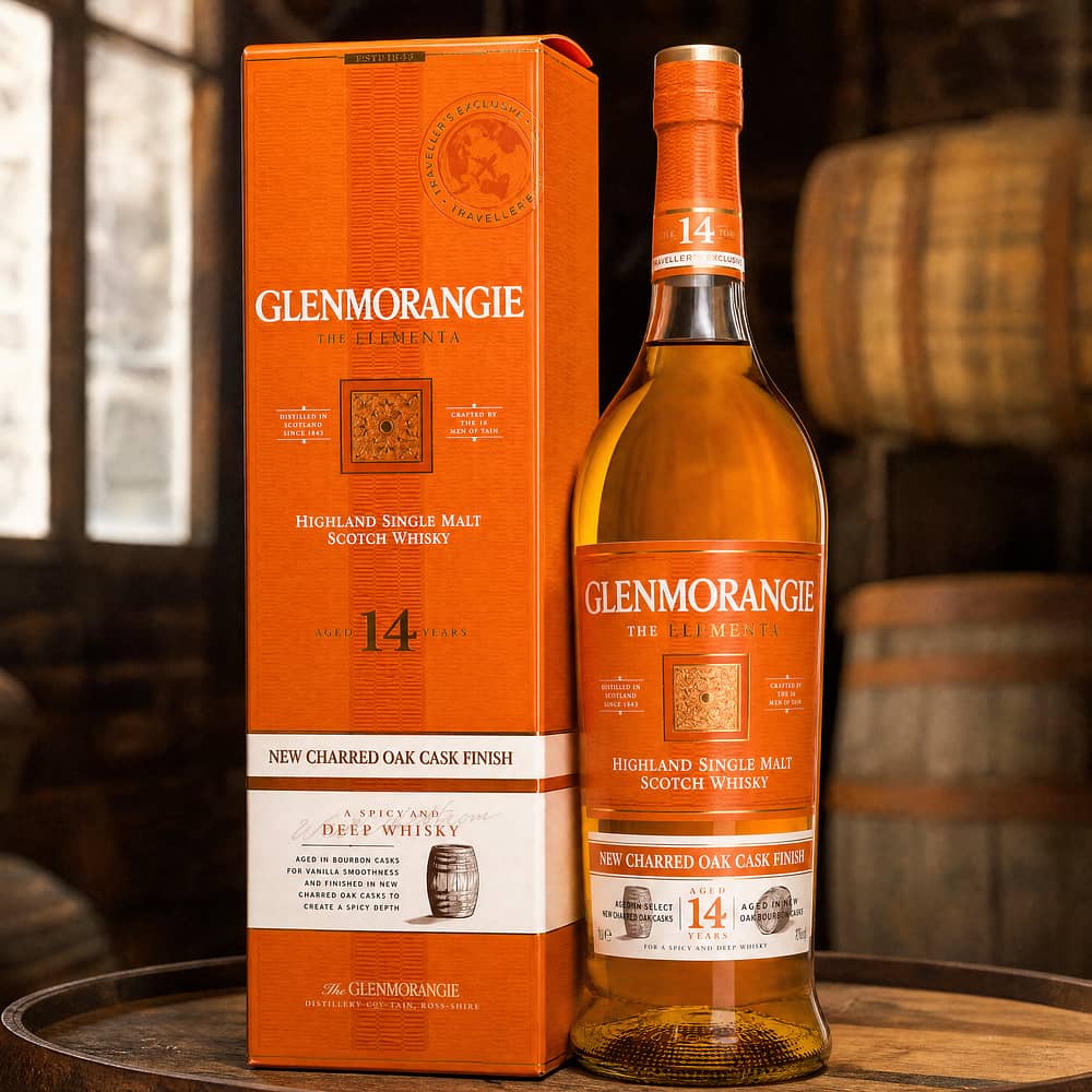 Glenmorangie Elementa 14 Jahre New Charred Oak Cask Finish Literflasche 1 Liter/ 43.0% vol Produktbild