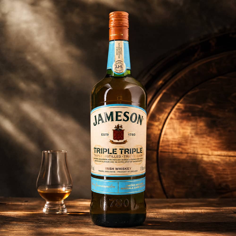 Jameson Triple Triple Marsala Cask Finish Edition Literflasche 1 Liter/ 40.0% vol Produktbild