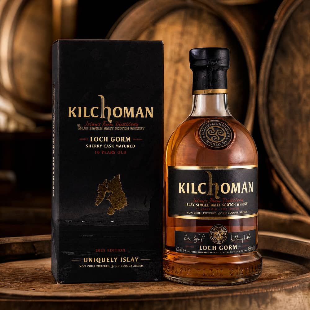 Kilchoman Loch Gorm 2025 10 Jahre Oloroso Sherry Butts 0,70 Liter/ 46.0% vol Produktbild
