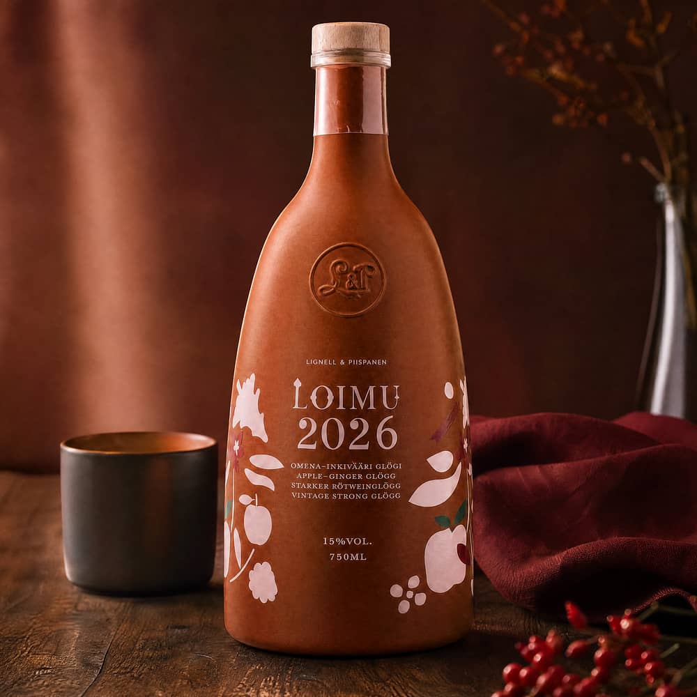 Lignell & Piispanen Loimu Glögg 2026 starker Rotweinglögg 0,750 Liter/ 15.0% vol Produktbild