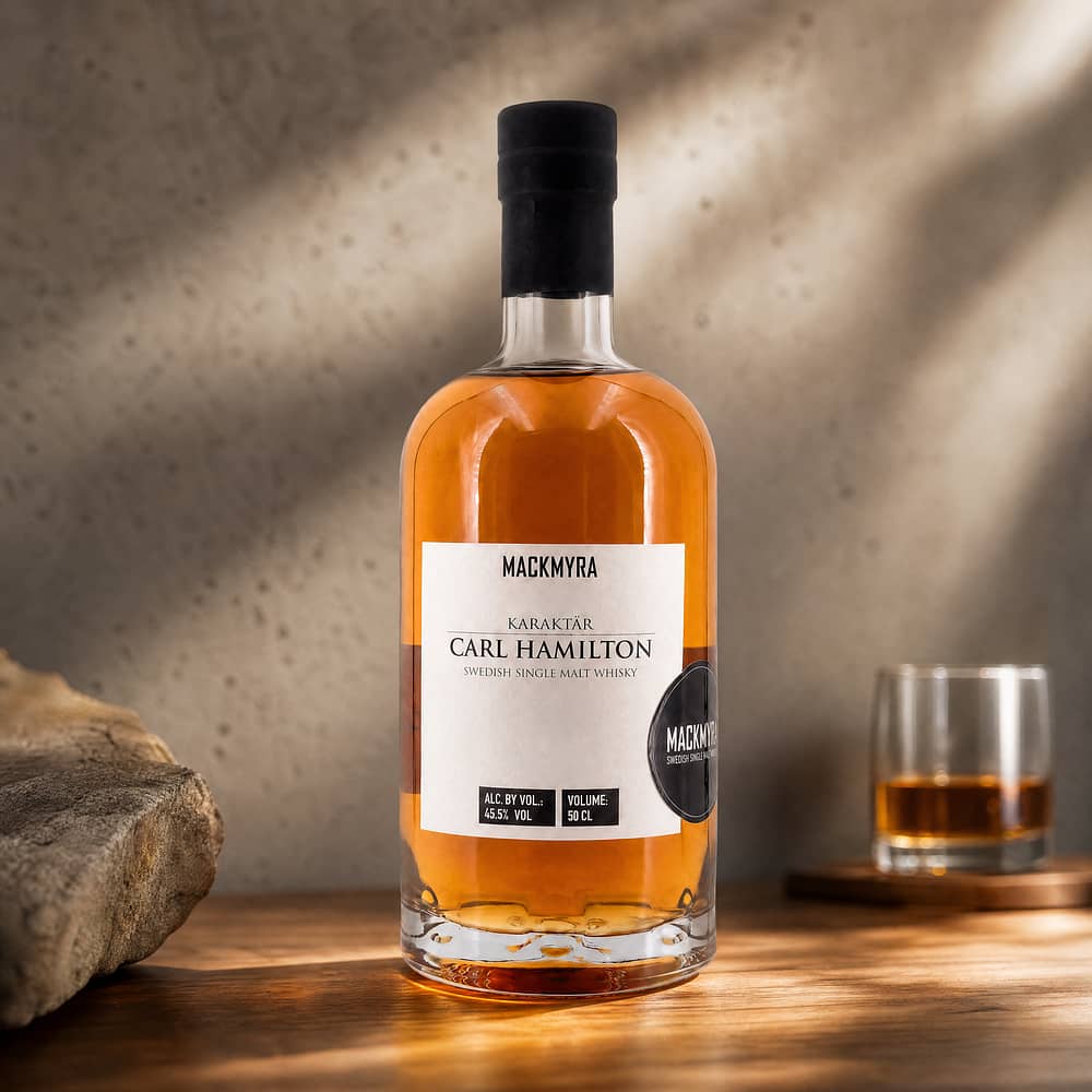 Mackmyra Karaktär Carl Hamilton 0,50 Liter/ 45.5% vol Produktbild