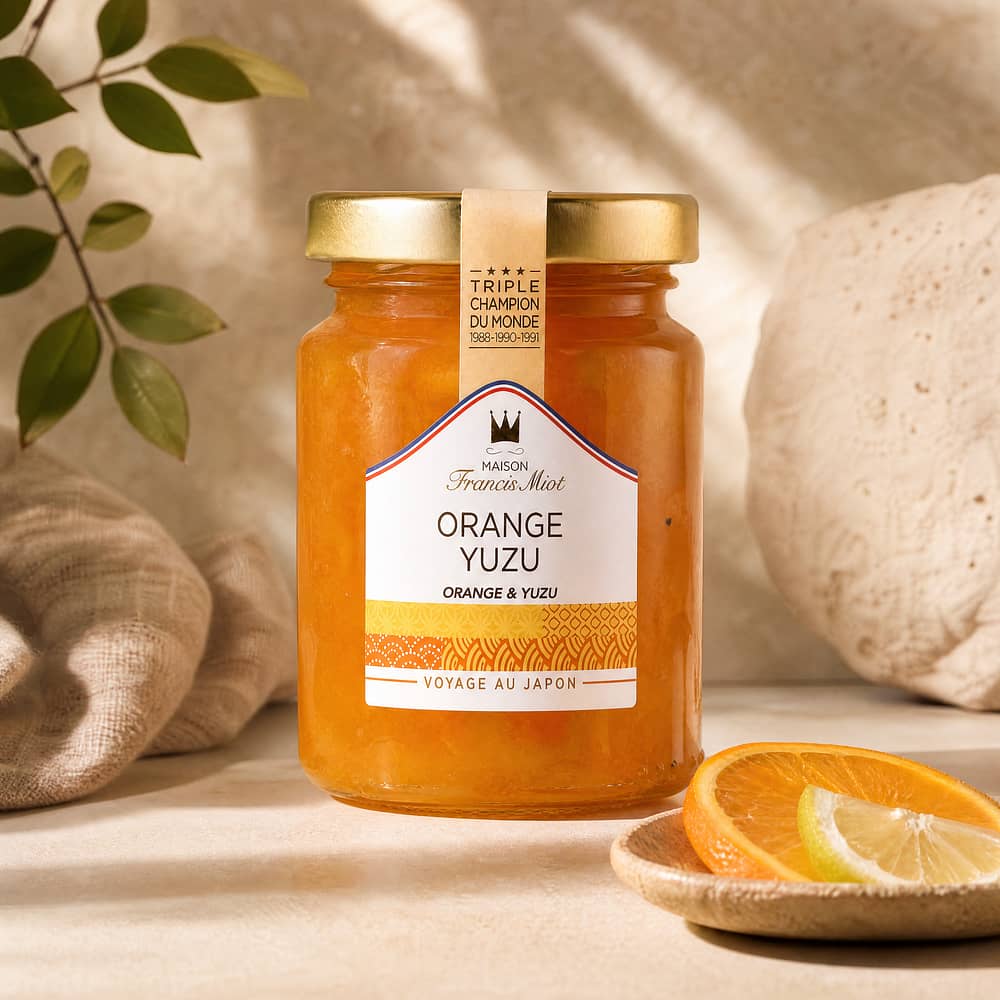 Maison Francis Miot Fruchtaufstrich mit Orange & Yuzu 110 Gramm Produktbild