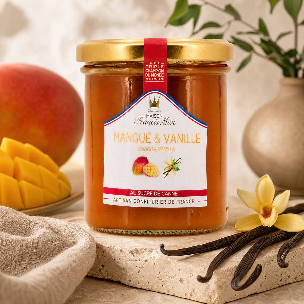 Maison Francis Miot Mangue & Vanille Mango Vanille 220 Gramm Produktbild