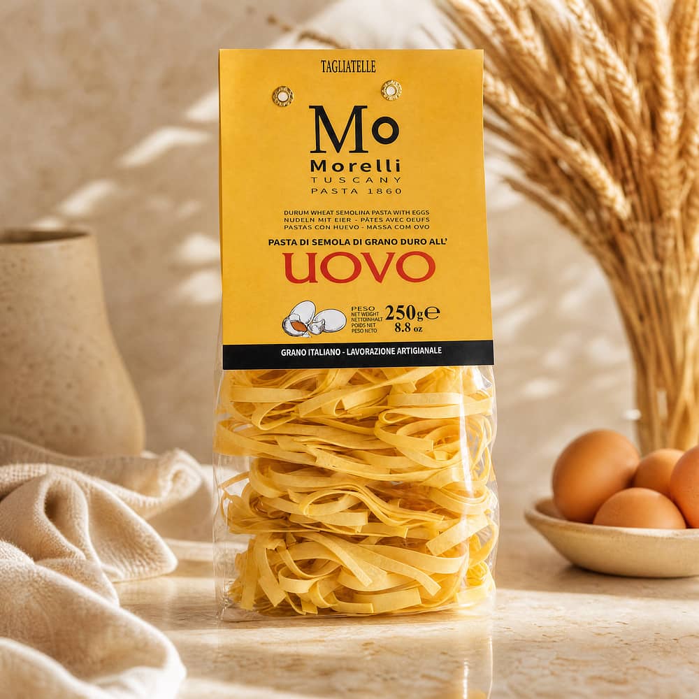 Morelli Tagliatelle mit Ei Nester 250 Gramm Produktbild