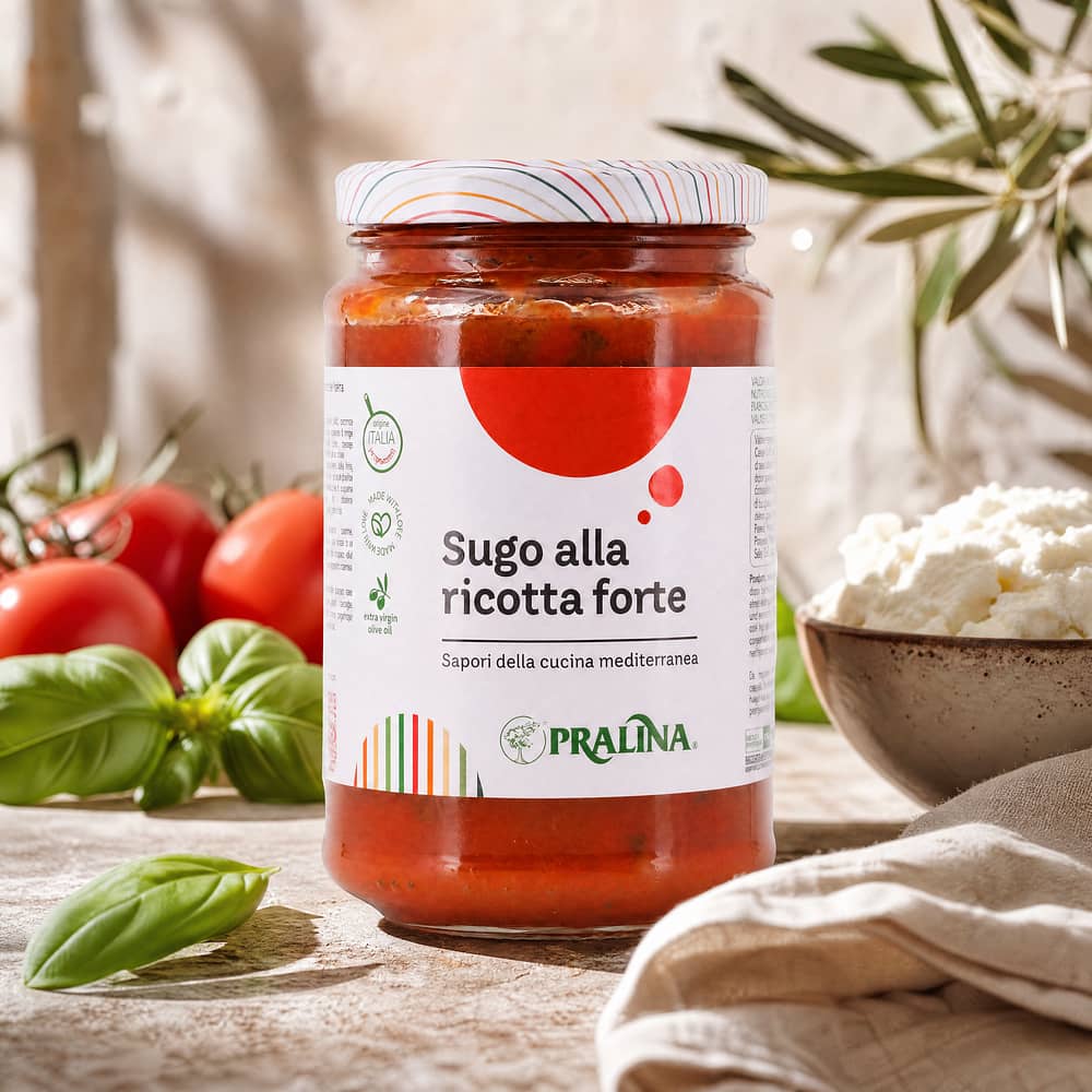 Pralina Sugo alla Ricotta Forte Tomatensauce mit Ricotta Forte 280 Gramm Produktbild