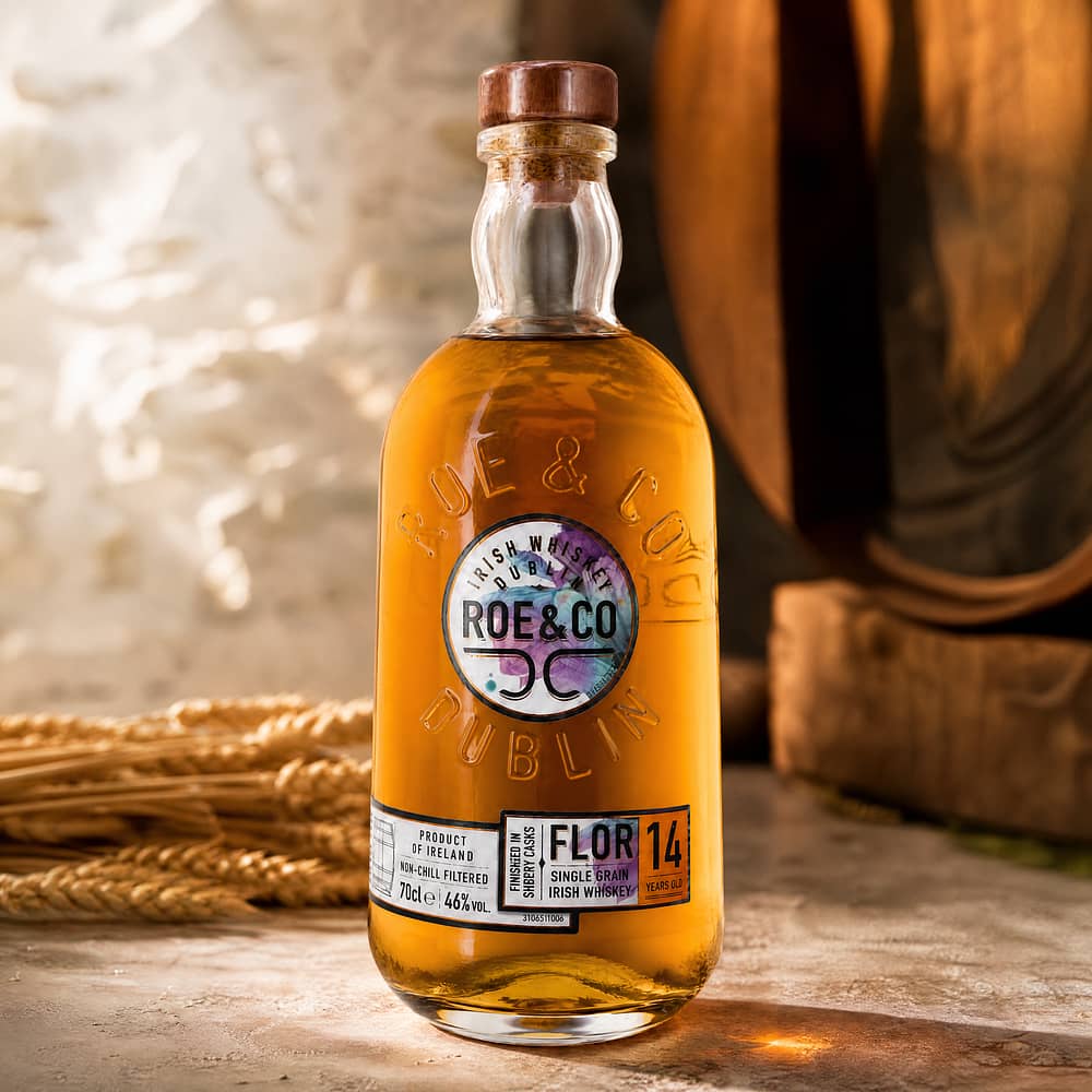 Roe&Co Flor Single Grain Irish Whiskey 14 Jahre 0,70 Liter/ 46.0% vol Produktbild