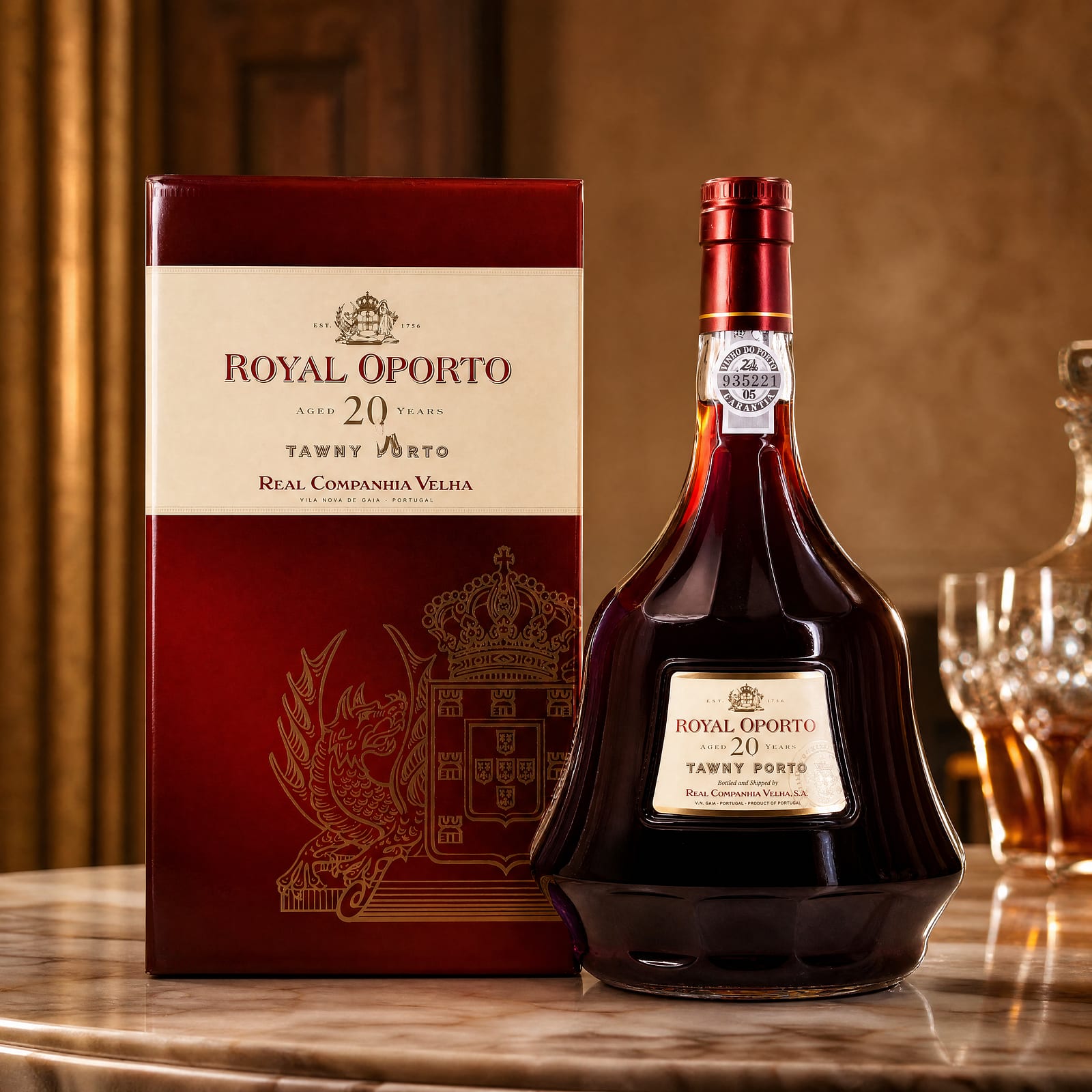 Royal Oporto 20 Jahre Decanterflasche 0,750 Liter/ 20.0% vol