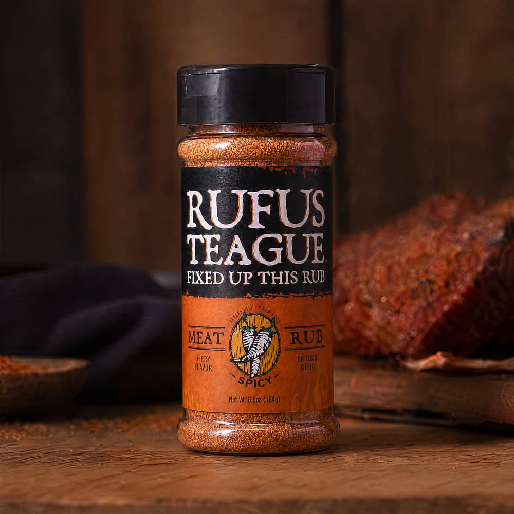 Rufus Teague Spicy Meat Rub Scharfes Gewürz für Fleisch 184 Gramm Produktbild
