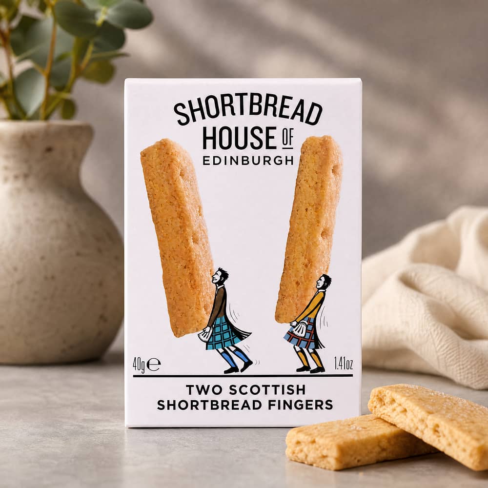 Shortbread House of Edinburgh Two Scottish Shortbread Fingers 40 Gramm Produktbild