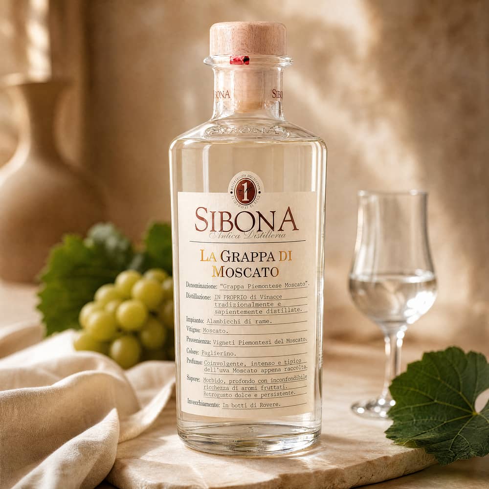 Sibona La Grappa Di Moscato 0,50 Liter/ 40.0% vol Produktbild