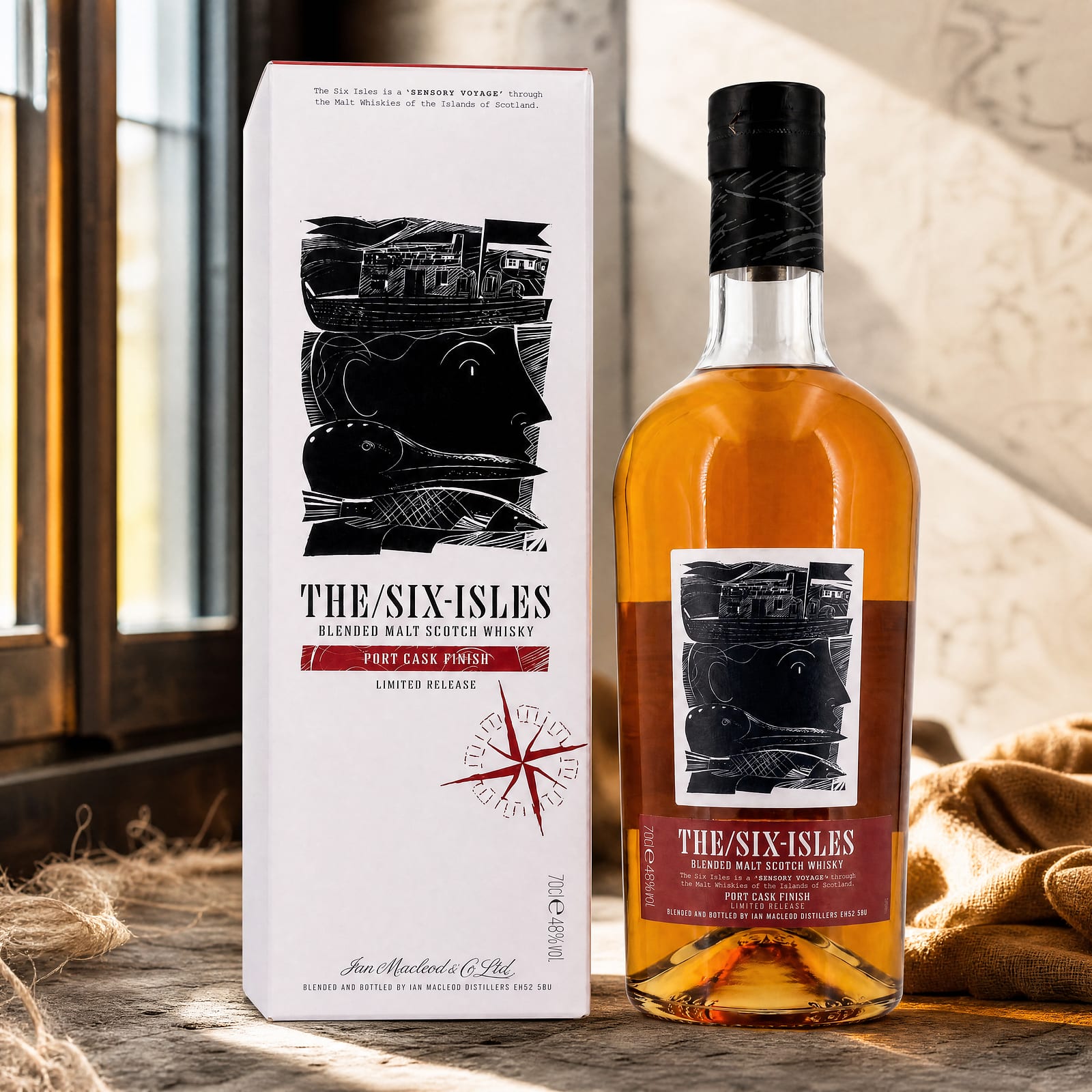 The Six Isles Port Cask Finish 0,70 Liter/ 48.0% vol