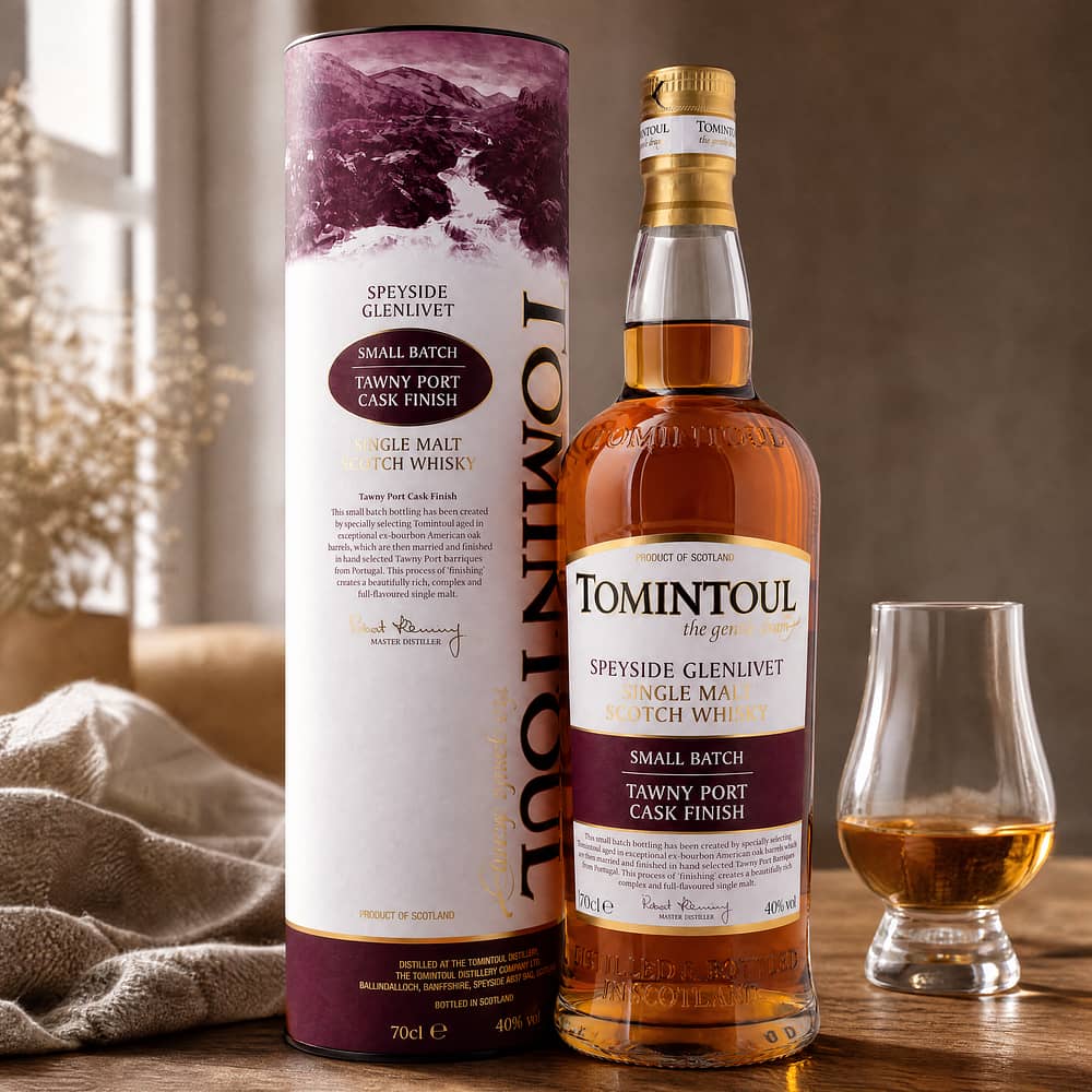 Tomintoul Tawny Port Cask Finish 0,70 Liter/ 40.0% vol Produktbild