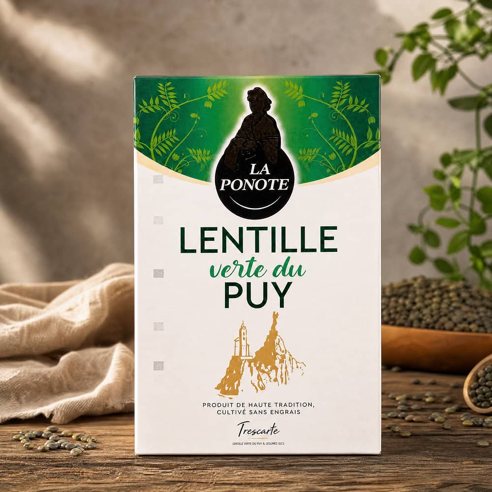 Trescarte Lentille PUY Grüne Linsen AOC aus Puy 500 Gramm Produktbild