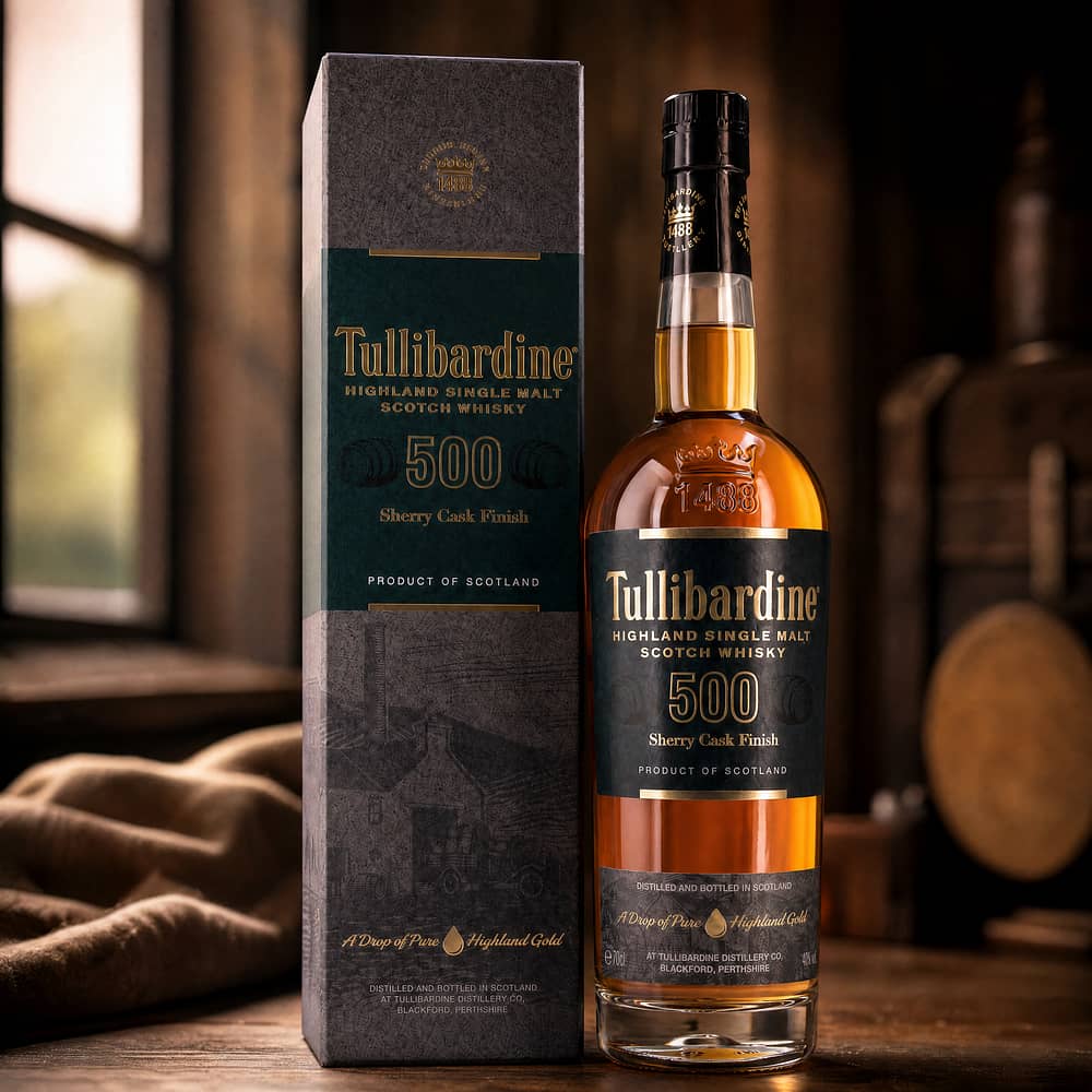 Tullibardine 500 Sherry finish 0,70 Liter/ 43.0% vol Produktbild