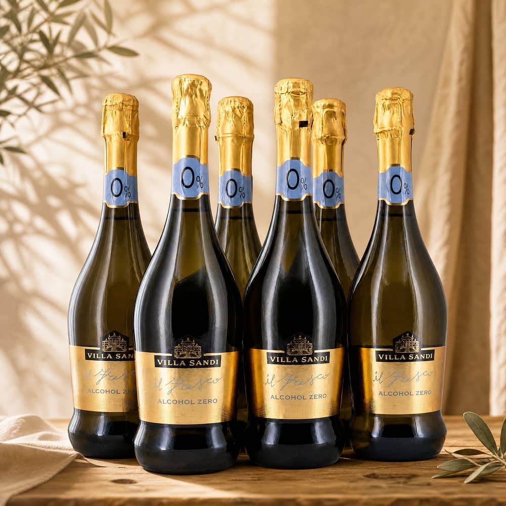 Villa Sandi Il Fresco Zero Dealcolato Sparkling Alkoholfrei 6er Vorteils-Set 4,50 Liter Produktbild