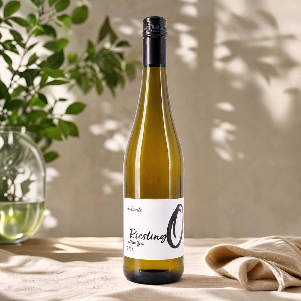 von Lösecke Riesling O Entalkoholisierter Wein 0,750 Liter Produktbild