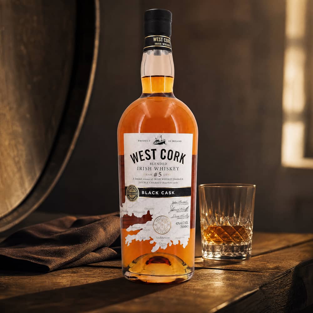 West Cork Black Cask Char #5 Level 0,70 Liter/ 40.0% vol Produktbild