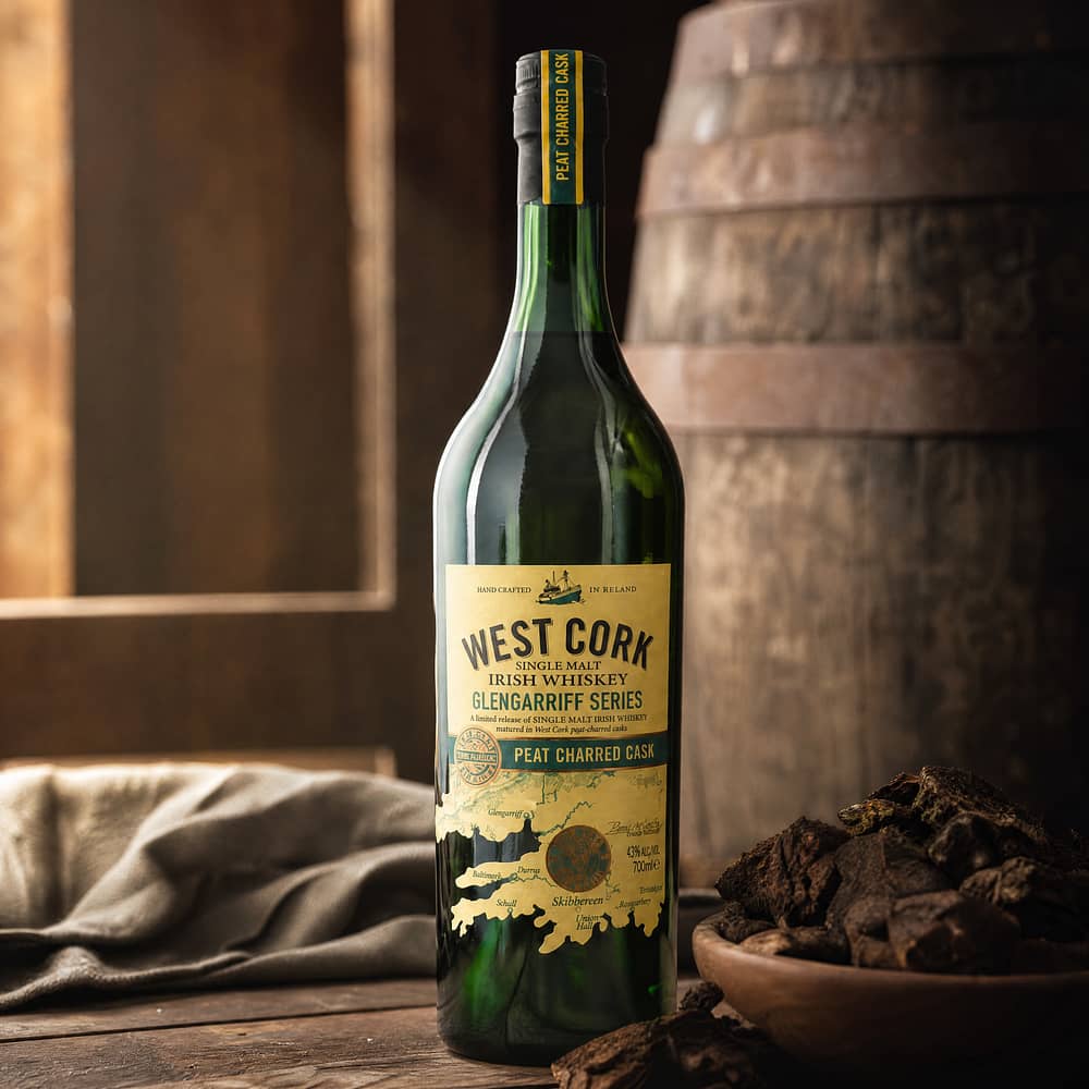 West Cork Single Malt Glengarriff Series Peat Charred Cask 0,70 Liter/ 43.0% vol Produktbild
