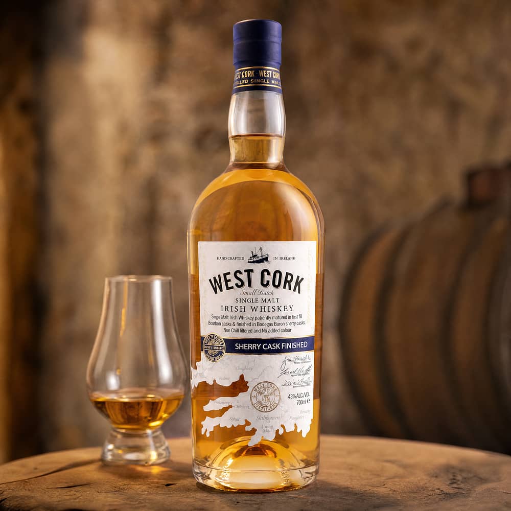 West Cork Single Malt Sherry Cask Finish 0,70 Liter/ 43.0% vol Produktbild