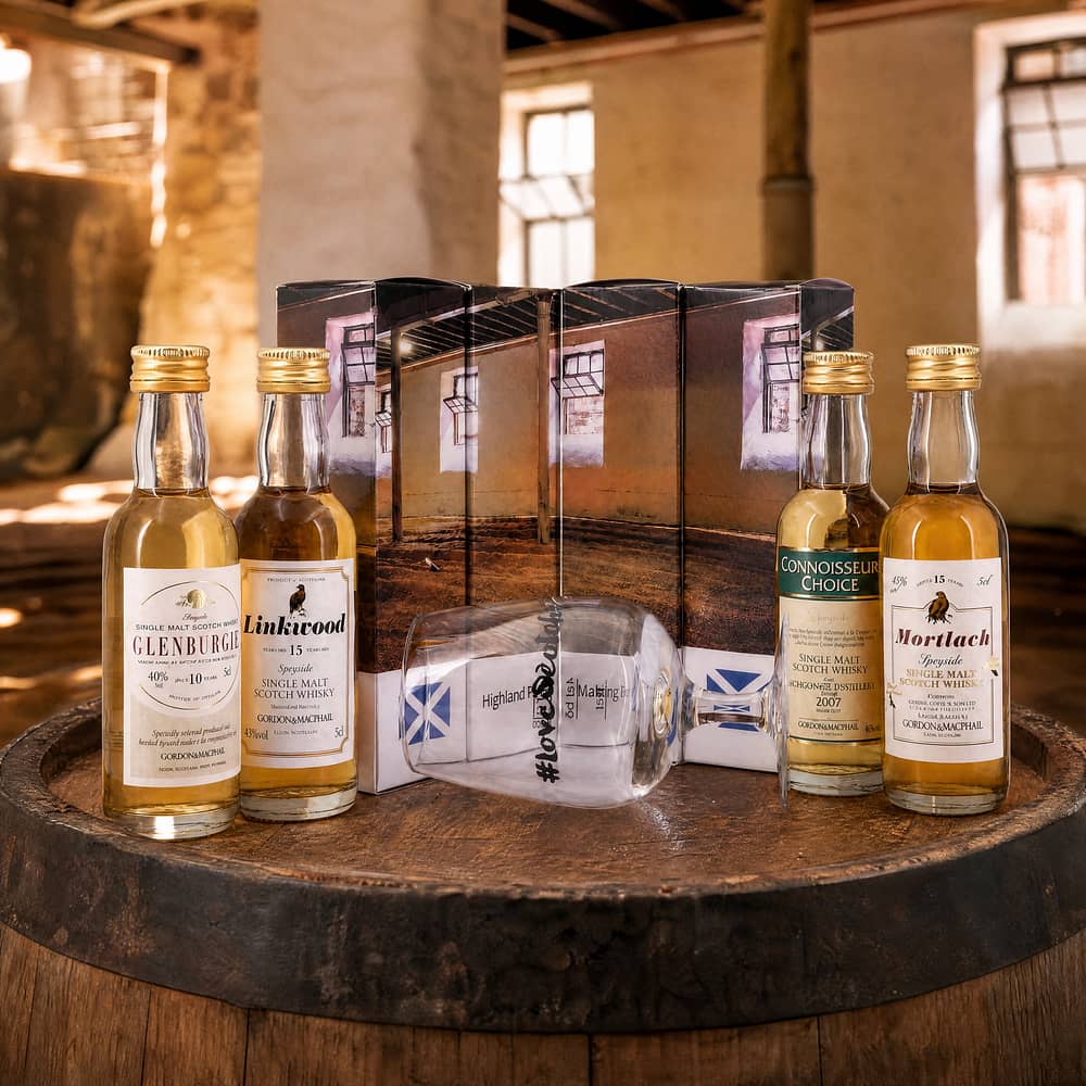 whiskyworld LoveScotch Miniaturen-Set Motiv Highland Park Malting Floor 0,20 Liter/ 43.0% vol Produktbild