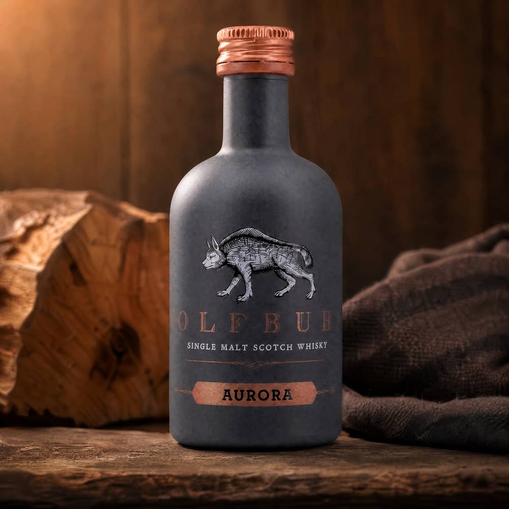 Wolfburn Aurora 20% Sherry Oak Miniatur 0,050 Liter/ 46.0% vol Produktbild