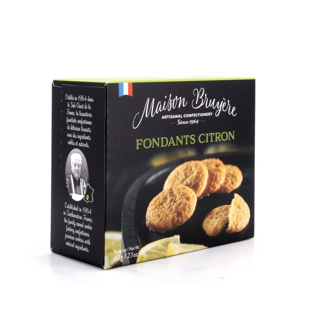 Maison Bruyère Fondants Citron Kekse mit Zitronengeschmack 60 Gramm Produktbild