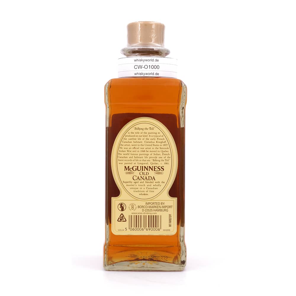 Mc Guinness Old Canada 0,70 Liter/ 40.0% vol Produktbild