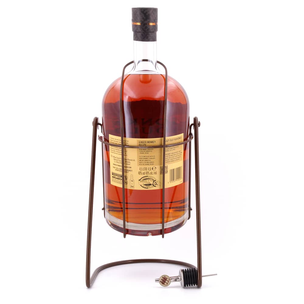 Monkey Shoulder Blended Malt 4,50l Großflasche Gorilla mit Kippständer 4,50 Liter/ 40.0% vol Produktbild