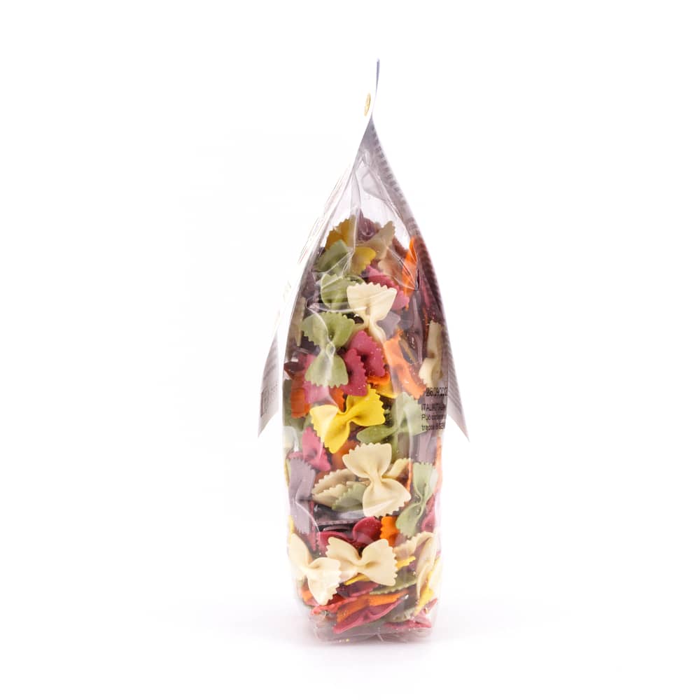 Morelli 6 Aromen Fiocchetti Bunte Nudeln 250 Gramm Produktbild