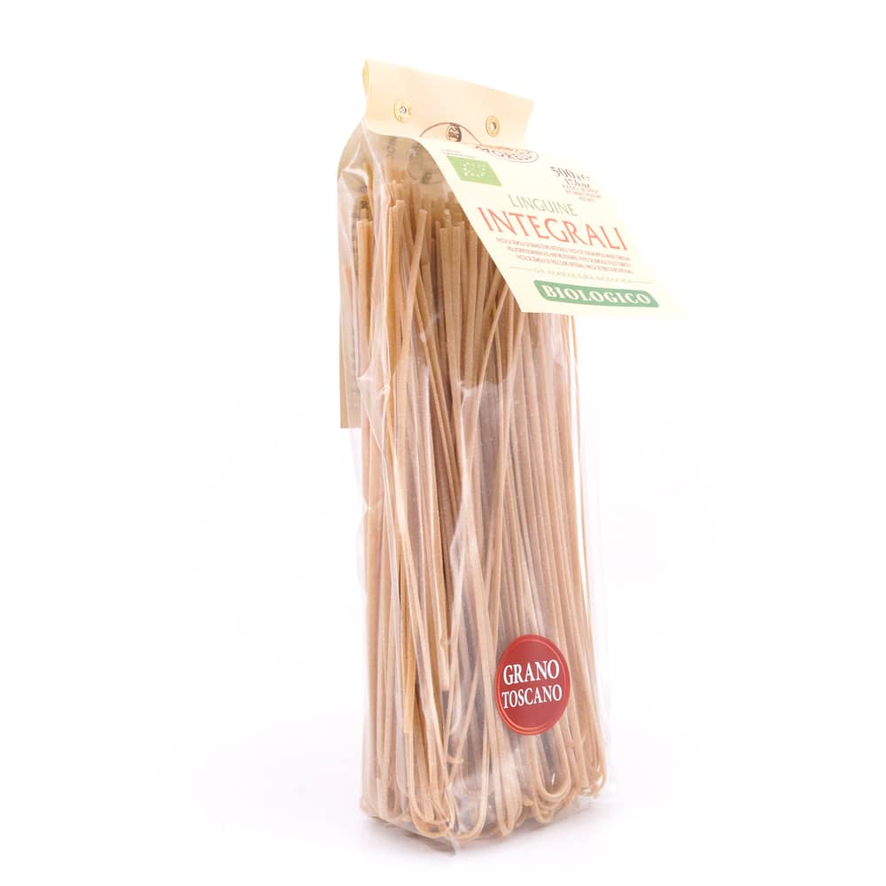 Morelli Linguine Integrali BIO-Vollkornteigwaren aus Hartweizengrieß 500 Gramm Produktbild