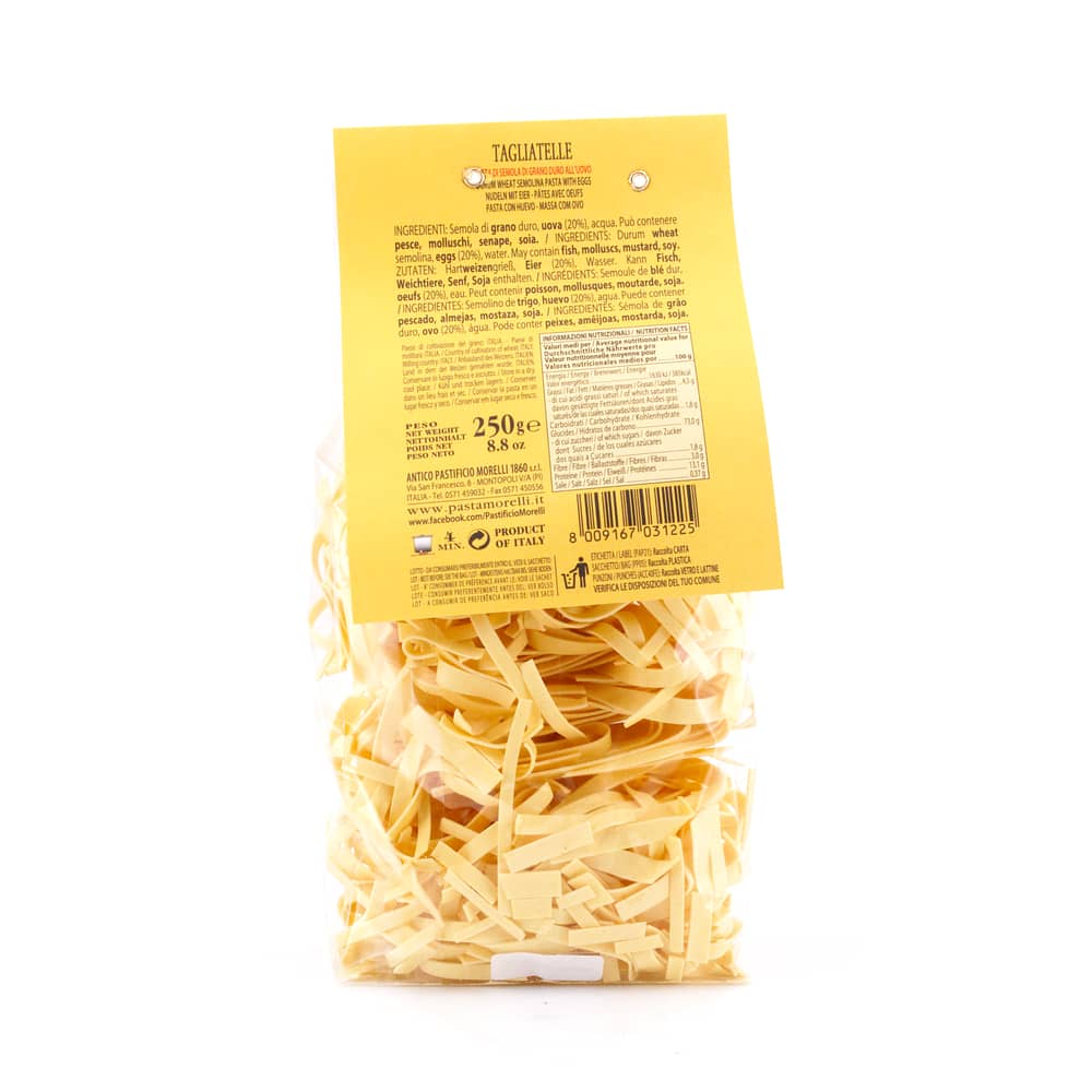 Morelli Tagliatelle mit Ei Nester 250 Gramm Produktbild
