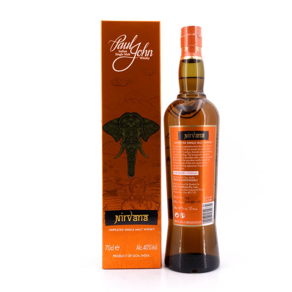 Paul John Nirvana Unpeated 0,70 Liter/ 40.0% vol Produktbild