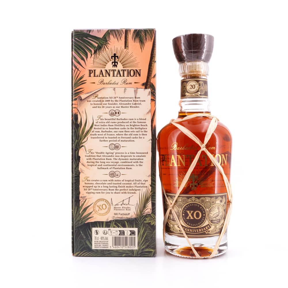 Planteray Barbados Extra Old 20th Anniversary Decanterflascher 0,70 Liter/ 40.0% vol Produktbild