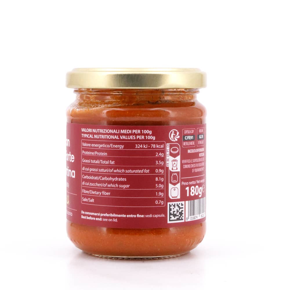 Pralina Sugo con Ricotta Forte alla Salentina 180g Glas 180 Gramm Produktbild