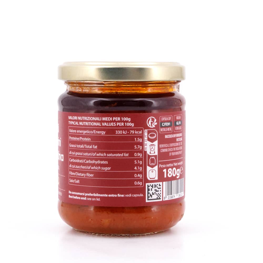 Pralina Sugo di Pomodorini alla Salentina Kirschtomatensauce 180g Glas 180 Gramm Produktbild