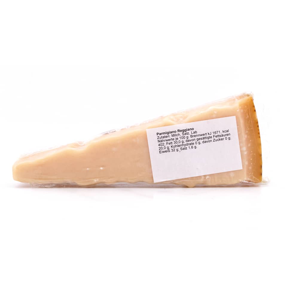 Romani Silvano Parmesan Käse Typ Parmiggiano Reggiano PDO min. 24 Monate gereift 300 Gramm Produktbild