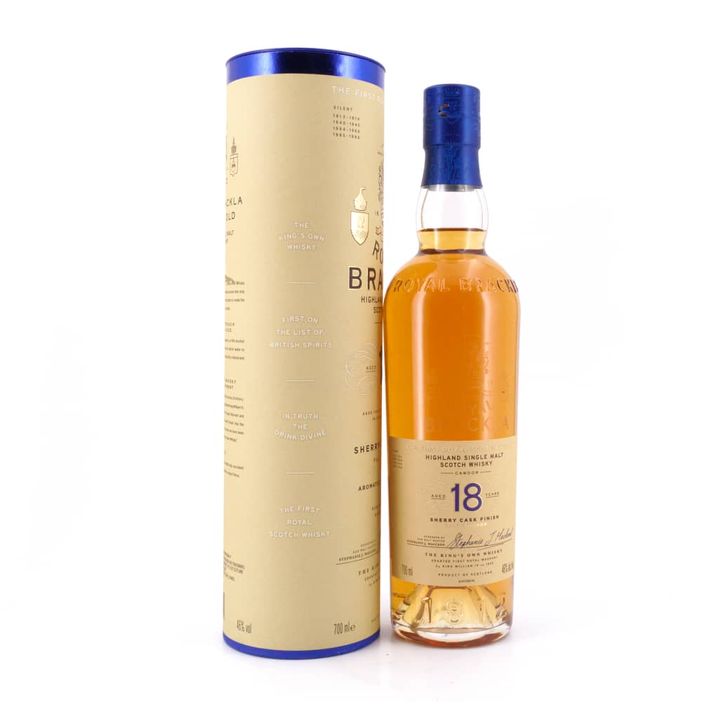 Royal Brackla 18 Jahre Sherry Cask Finish Palo Cortado 0,70 Liter/ 46.0% vol Produktbild