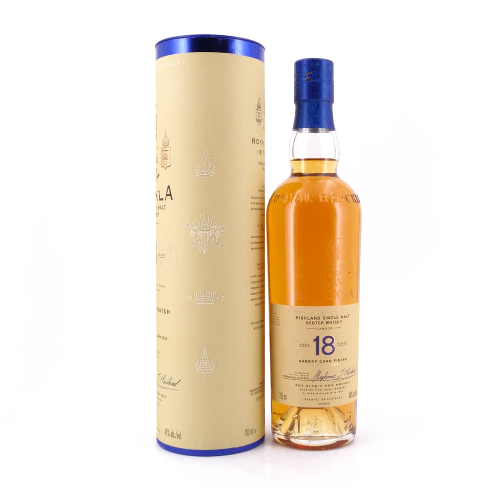 Royal Brackla 18 Jahre Sherry Cask Finish Palo Cortado 0,70 Liter/ 46.0% vol Produktbild
