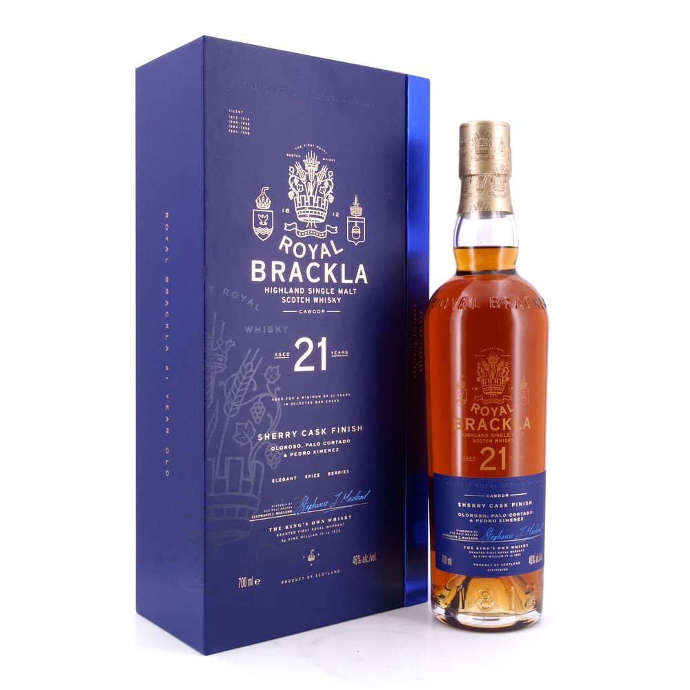 Royal Brackla 21 Jahre Sherry Cask Finish 0,70 Liter/ 46.0% vol Produktbild