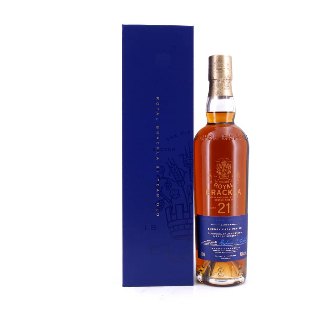 Royal Brackla 21 Jahre Sherry Cask Finish 0,70 Liter/ 46.0% vol Produktbild