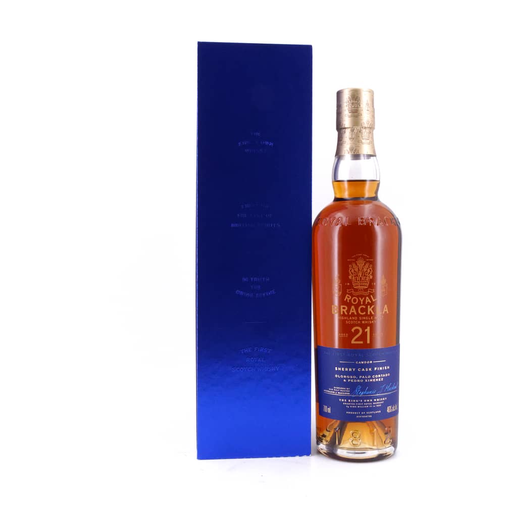 Royal Brackla 21 Jahre Sherry Cask Finish 0,70 Liter/ 46.0% vol Produktbild