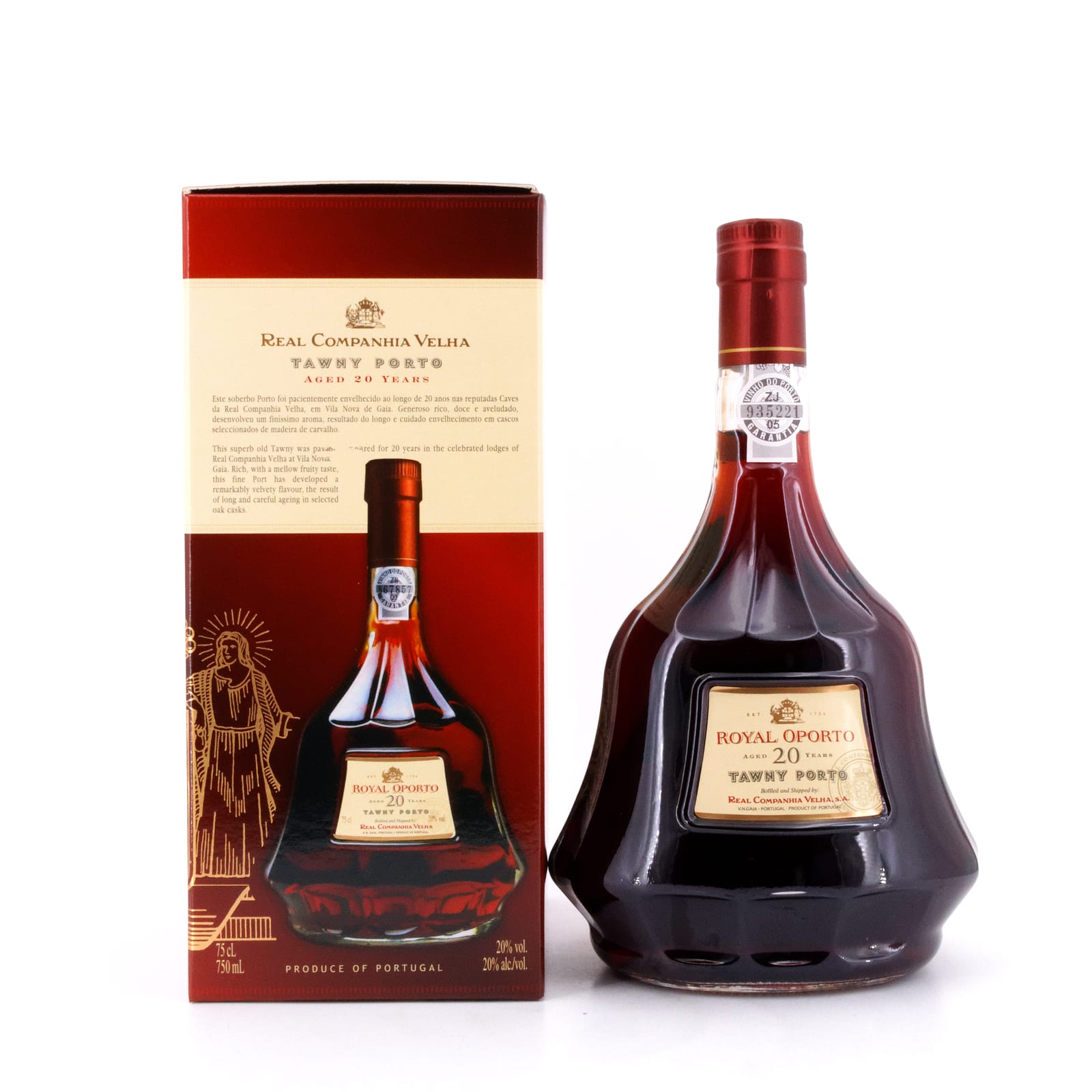 Royal Oporto 20 Jahre Decanterflasche 0,750 Liter/ 20.0% vol
