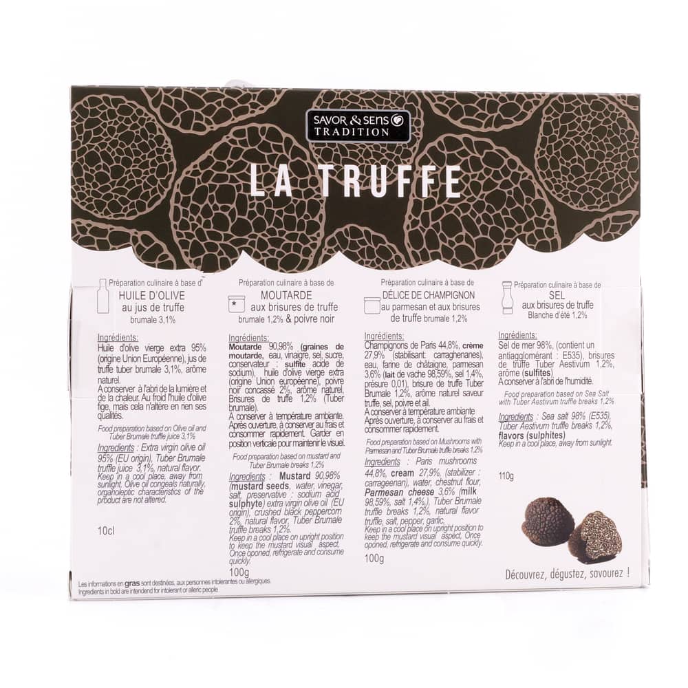 SAVOR CREATIONS Geschenkbox Rund um Trüffel 410 Gramm Produktbild